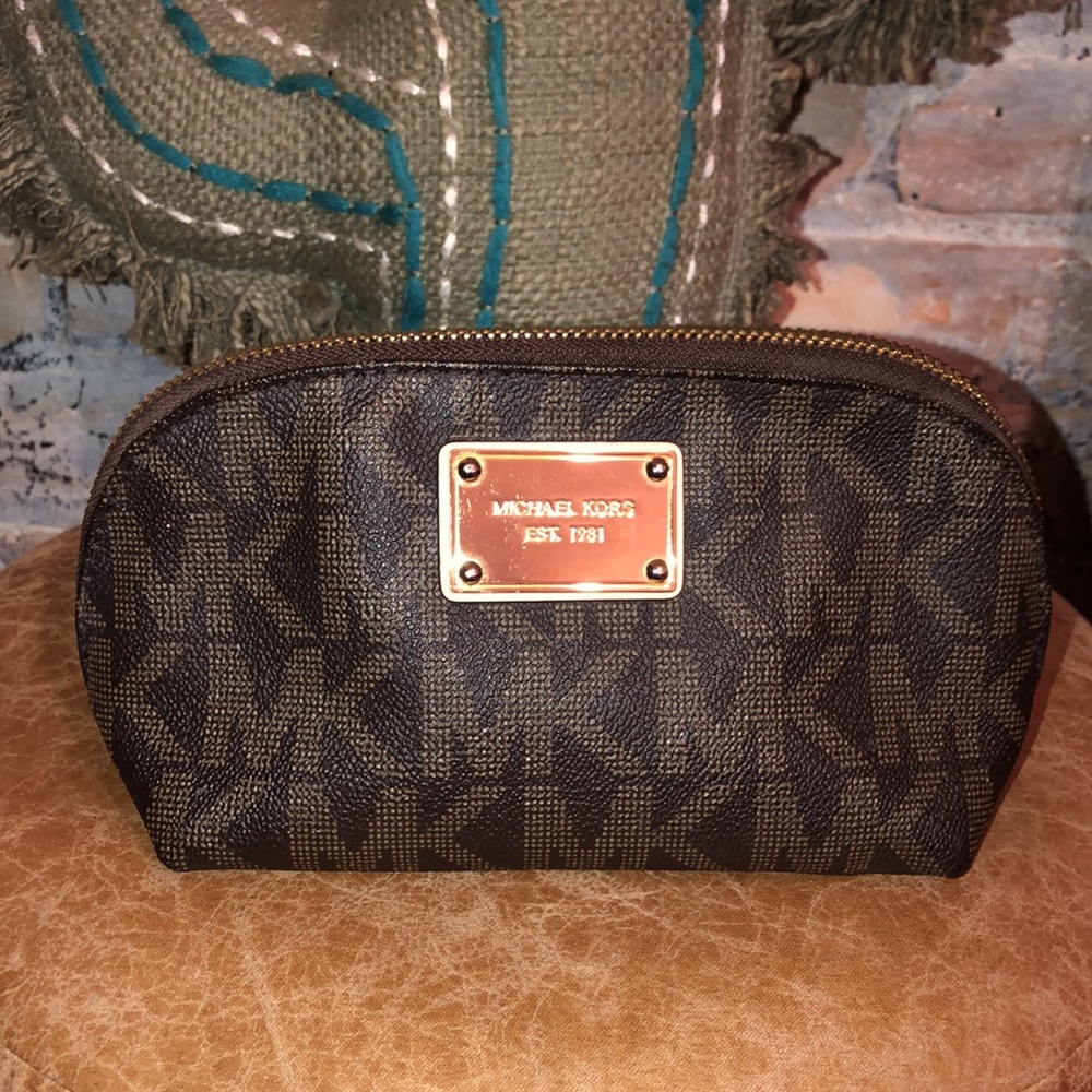 Michael Kors Logo Makeup Bag